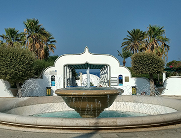 Kalithea water fountain, Rhodes